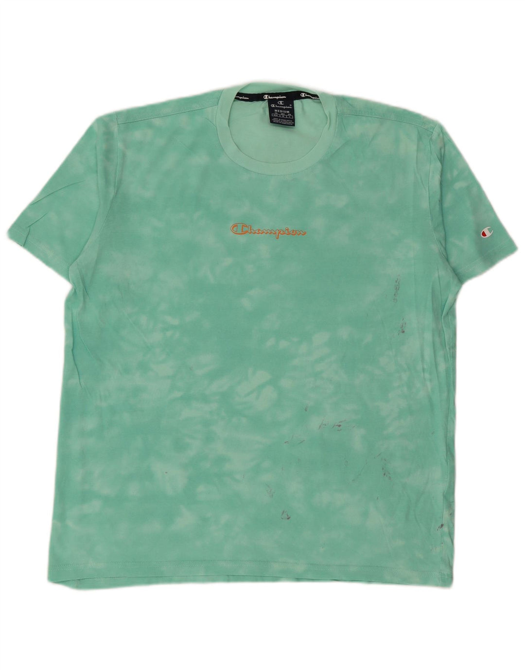 CHAMPION Herren T-Shirt Top Mittelgrün Batik