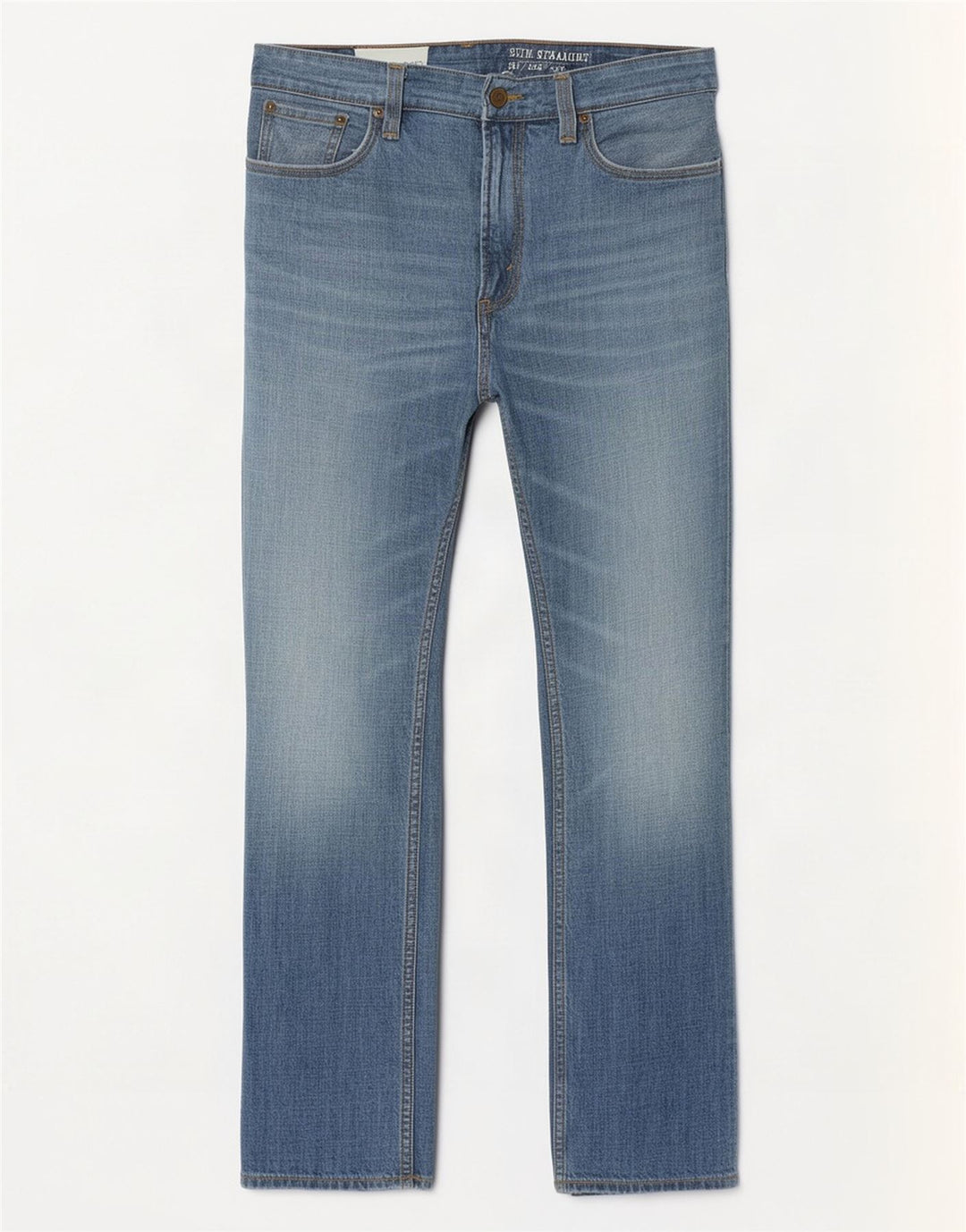 Levi's Herren 514 Slim Straight Jeans W34 L32 Blaue Baumwolle