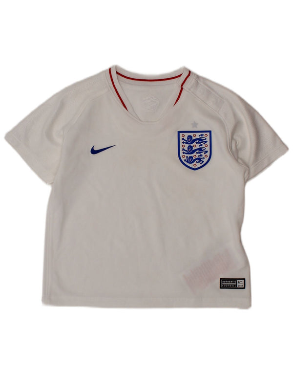 NIKE England-T-Shirt für Babys, Jungen, 12–18 Monate, weißes Polyester