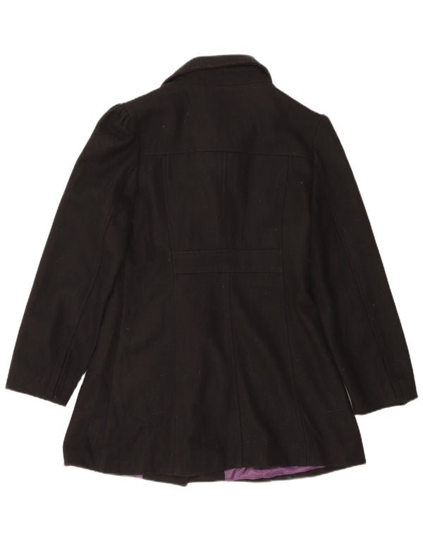 Tirdy Damen Dufflecoat UK 16 Große schwarze Wolle