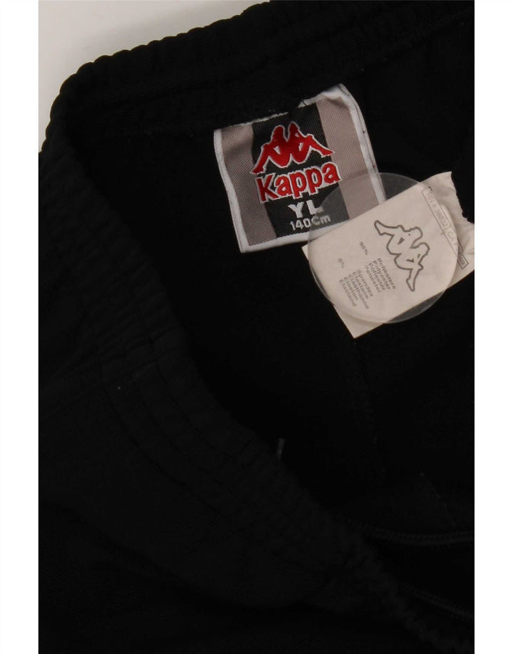 Kappa Mädchen-Trainingshose, 12–13 Jahre, Größe L, Schwarz, Polyester