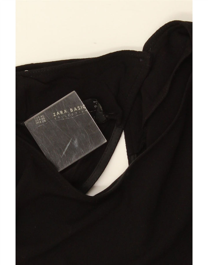 Zara Damen Playsuit UK 6 XS Schwarz