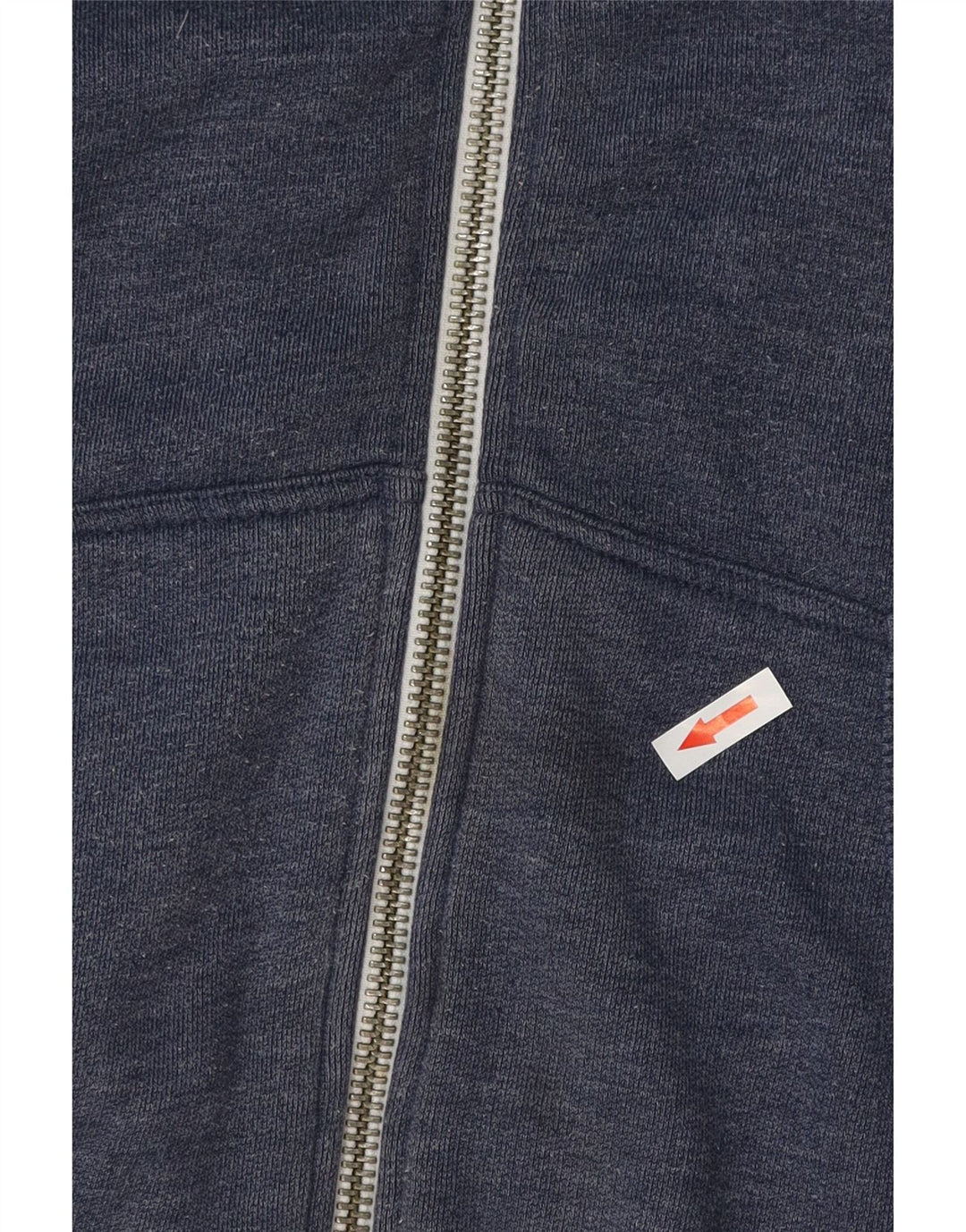Superdry Herren-Kapuzenpullover mit Reißverschluss, mittelmarineblaue Baumwolle