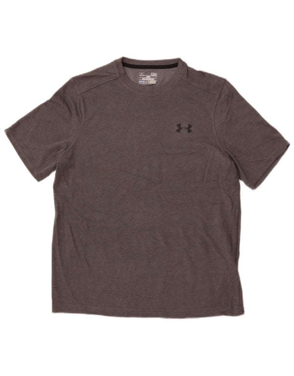 UNDER ARMOUR Herren Cold Gear T-Shirt Top Small Grau Polyester