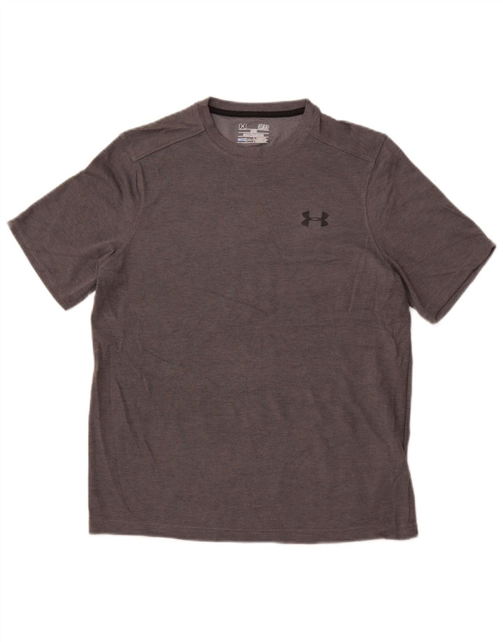 UNDER ARMOUR Herren Cold Gear T-Shirt Top Small Grau Polyester