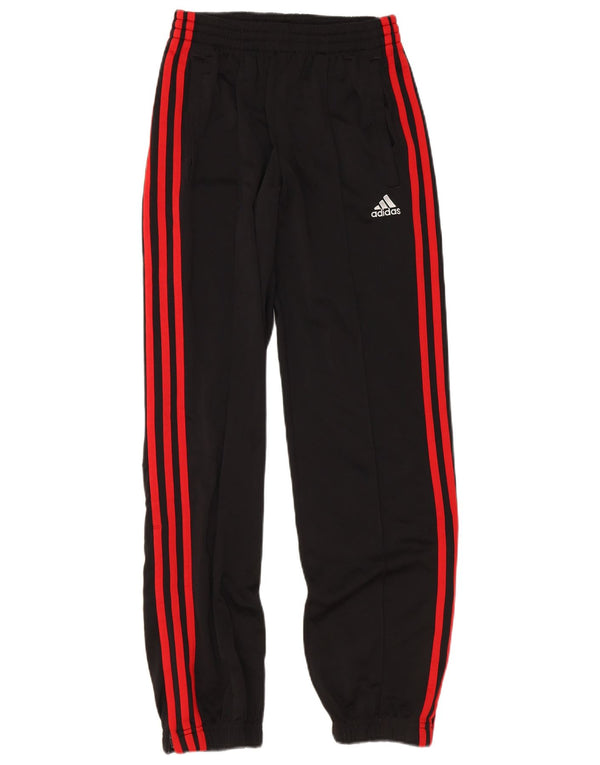 Adidas Jungen-Trainingshose, Jogginghose, 13–14 Jahre, schwarzes Polyester
