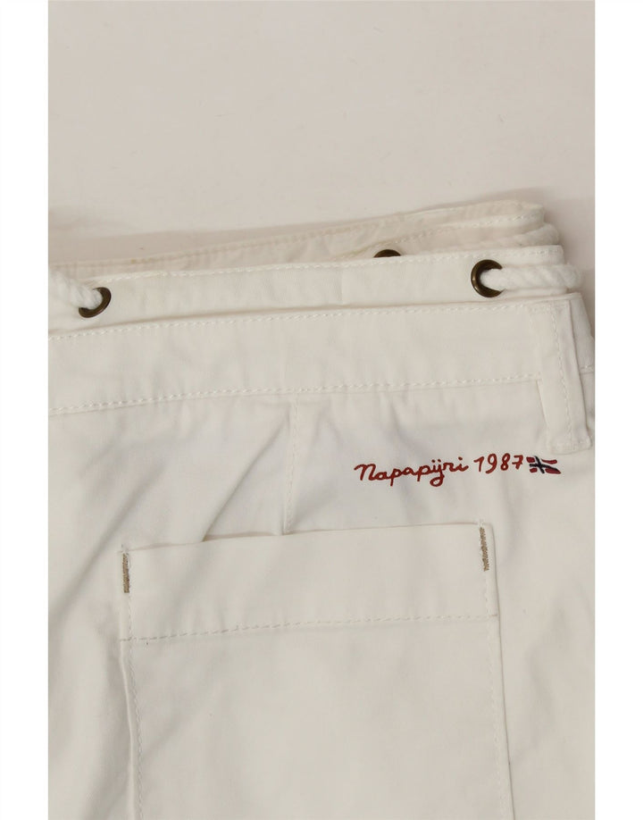 NAPAPIJRI Womens Straight Skirt EU 42 Large W32 White Vintage Napapijri and Second-Hand Napapijri from Messina Hembry 
