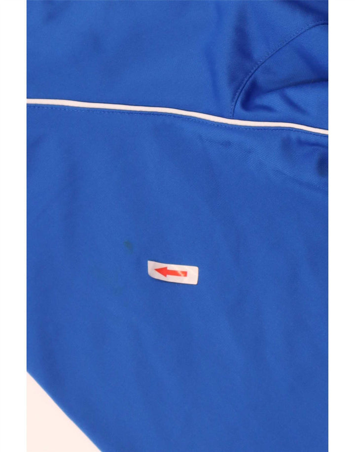 Nike Herren-Trainingsanzug-Top-Jacke XL, blaues Polyester