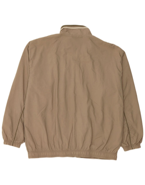 Nike Mens Bomber Jacket UK 45/47 XL Khaki Nylon