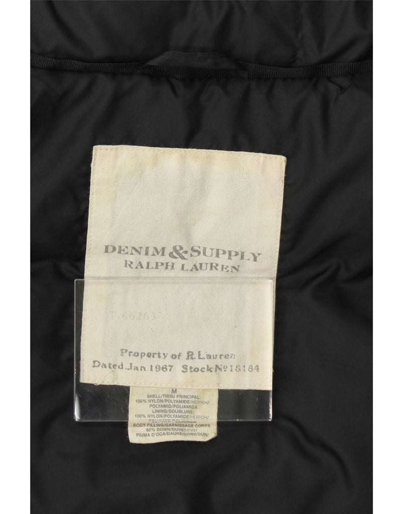 RALPH LAUREN Womens Padded Gilet UK 14 Medium Black Nylon Vintage Ralph Lauren and Second-Hand Ralph Lauren from Messina Hembry 