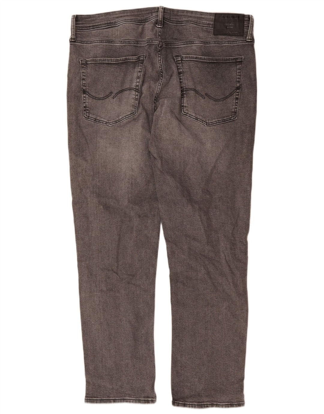 Jack & Jones Herren Slim Jeans W38 L32 Graue Baumwolle