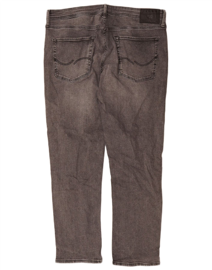 Jack & Jones Herren Slim Jeans W38 L32 Graue Baumwolle