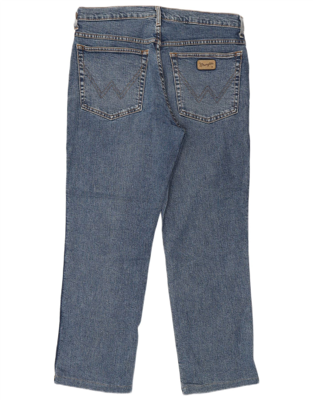 WRANGLER Herren Texas Straight Jeans W32 L27 Blaue Baumwolle