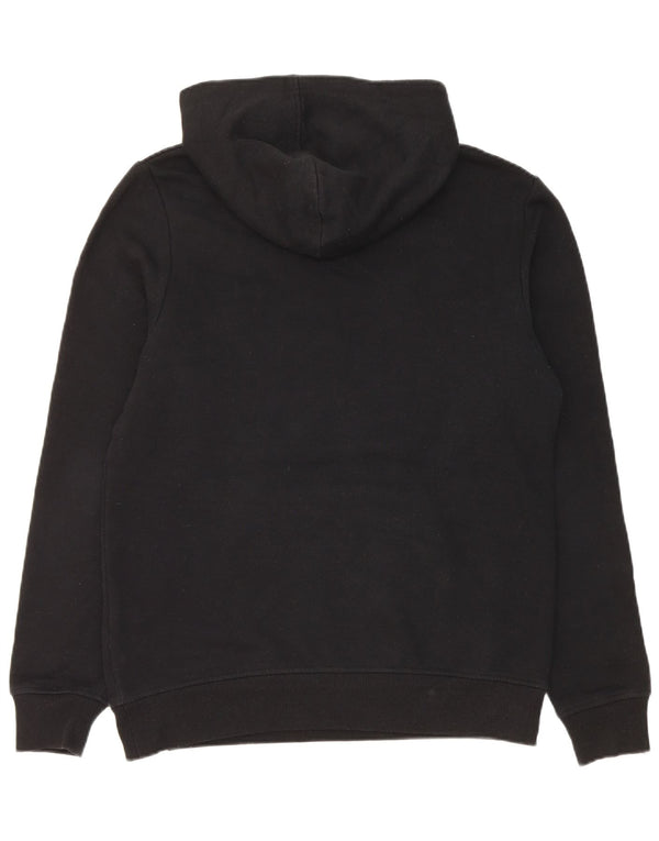 Jack & Jones Herren-Kapuzenpullover mit Reißverschluss und Grafik, mittelschwarz, Polyester