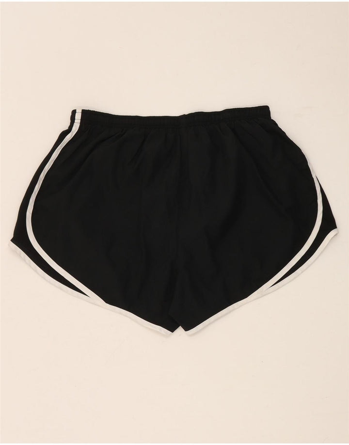 Nike Damen Dri Fit Sport Shorts UK 14 Large Schwarz Polyester
