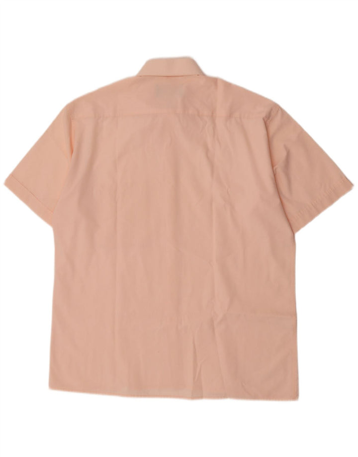 Morris Kurzarmhemd für Herren, Größe L, Rosa