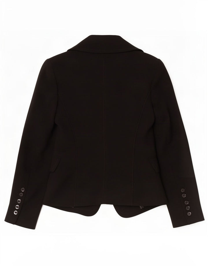Zara Damen 1-Knopf-Blazerjacke EU 36 XS Schwarz