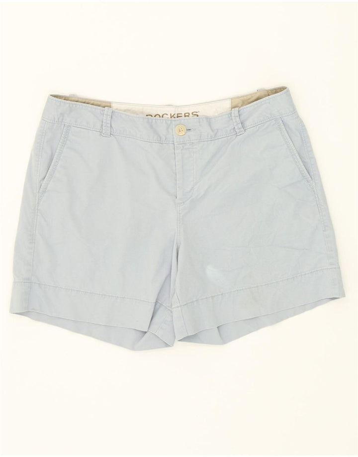 DOCKERS Womens Chino Shorts US 10 Large W34 Blue Cotton Vintage Dockers and Second-Hand Dockers from Messina Hembry 