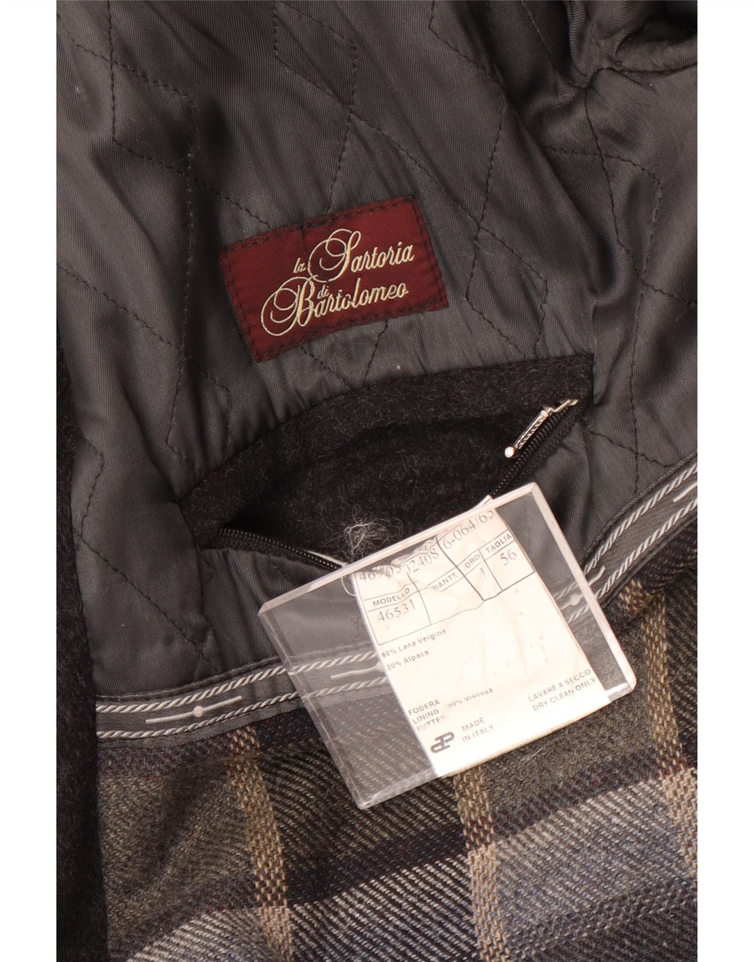 Moessmer Herrenmantel IT 56 3XL Graue Wolle