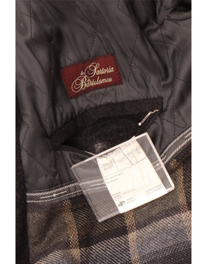 Moessmer Herrenmantel IT 56 3XL Graue Wolle