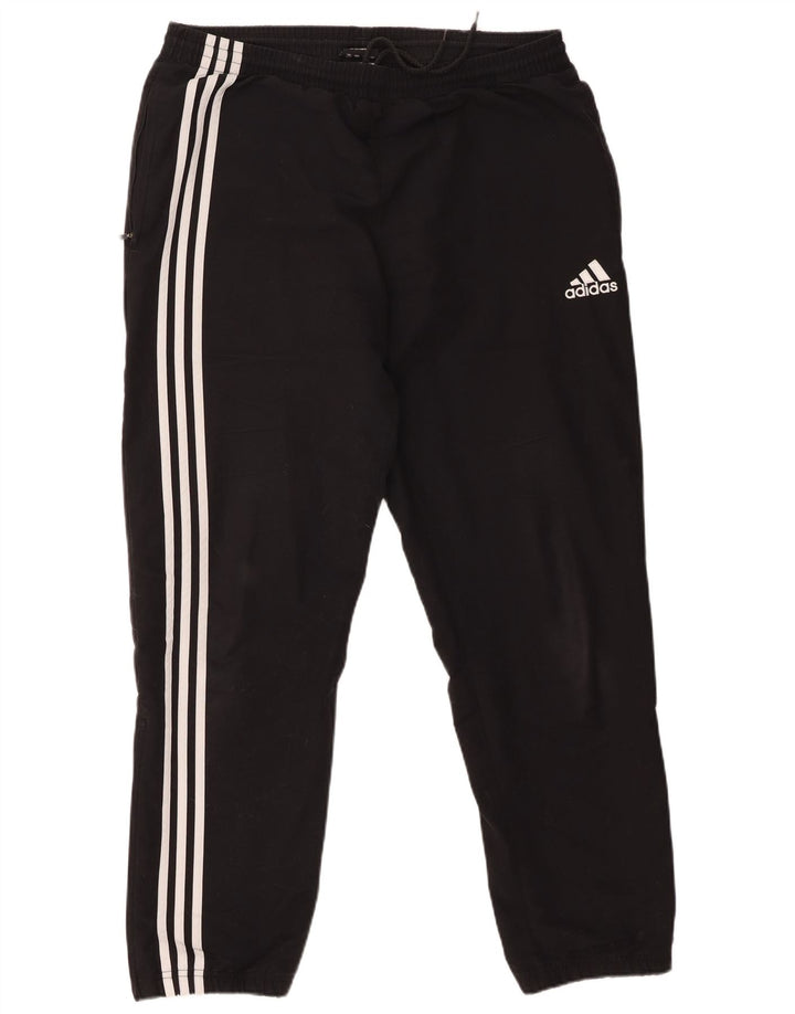 Adidas Herren Trainingshose Jogger UK 40/42 Medium Schwarz Polyester