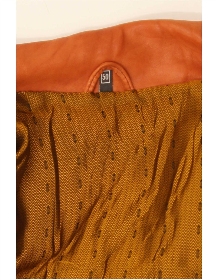 Vintage Herren Lederjacke IT 50 Large Braun