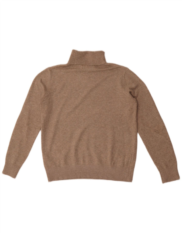 Marks & Spencer Damen-Pullover, übergroß, Rollkragenpullover, Gr. 6, XS, Beige