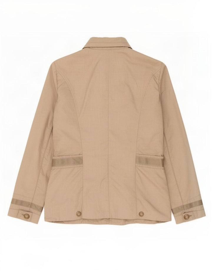 Dek'Her Womens Utility-Jacke mit Kapuze UK 18 XL Beige Polyamid