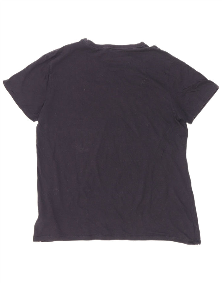 Gap Herren-T-Shirt mit Grafik, groß, marineblau, Baumwolle