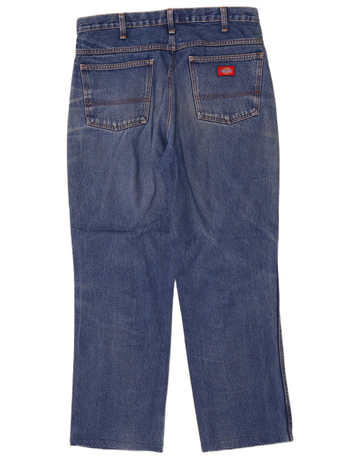 Dickies Herren Regular Straight Jeans W34 L30 Blaue Baumwolle
