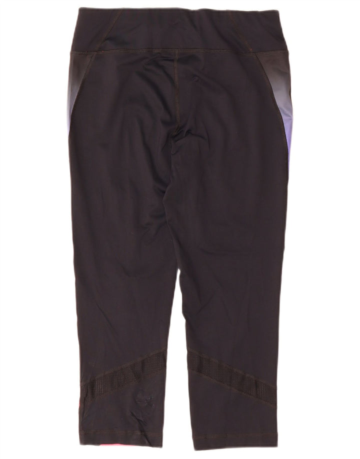 FILA Capri-Leggings für Damen, UK 14, mittleres Marineblau, Farbblock