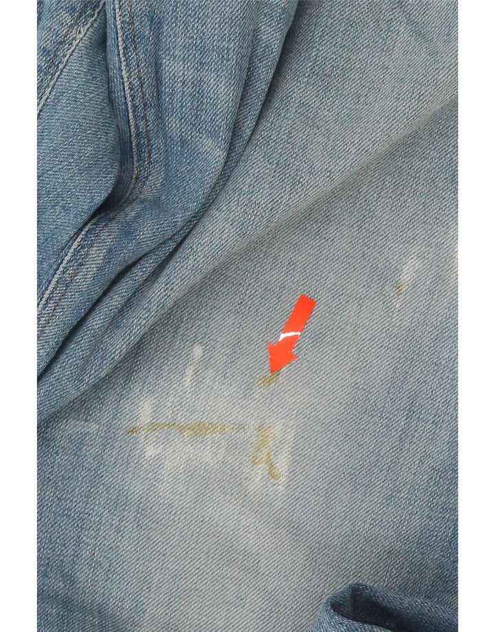 Armani Herren J06 Slim Jeans W9 L32 Blaue Baumwolle