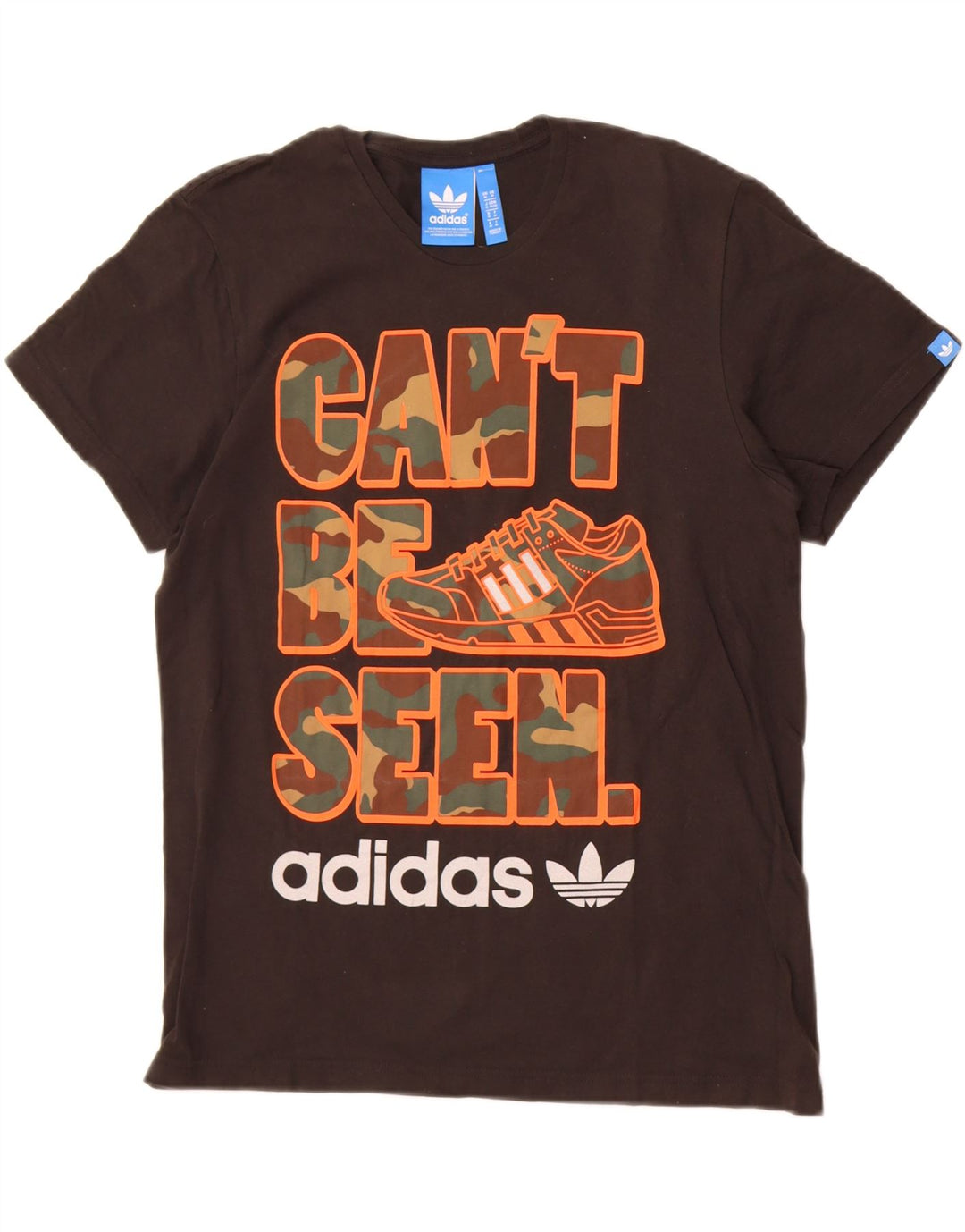 Adidas Herren Graphic T-Shirt Top Medium Schwarz