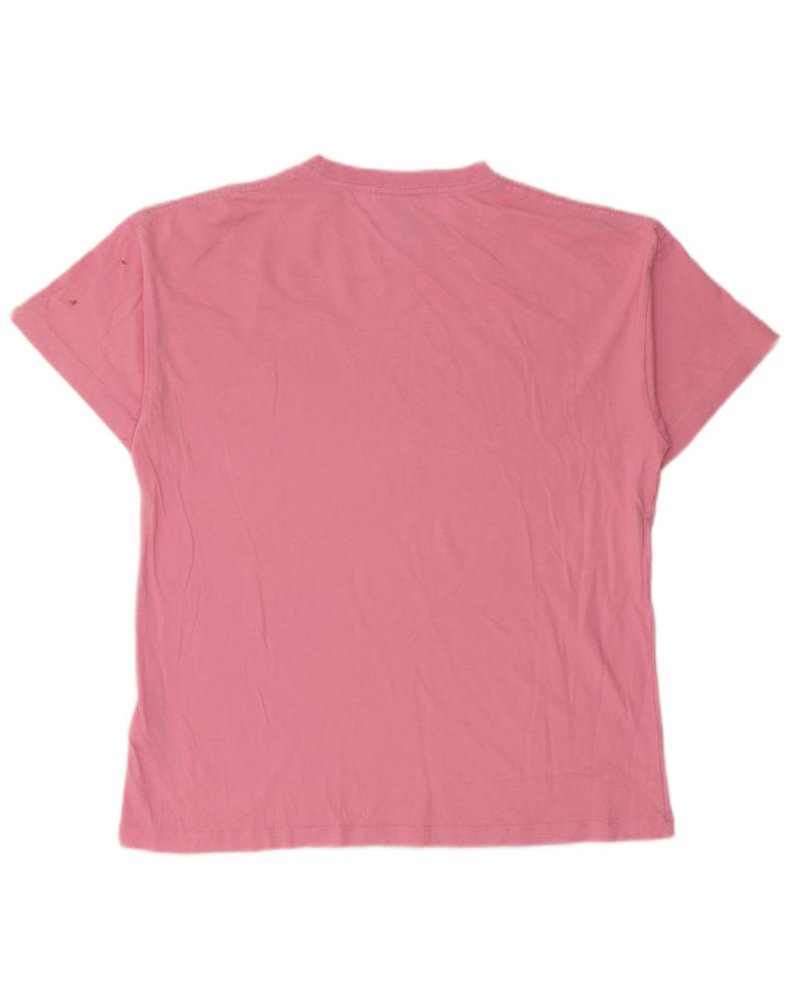 DIADORA T-Shirt-Oberteil für Mädchen, 13–14 Jahre, 2XL, rosa, Baumwolle