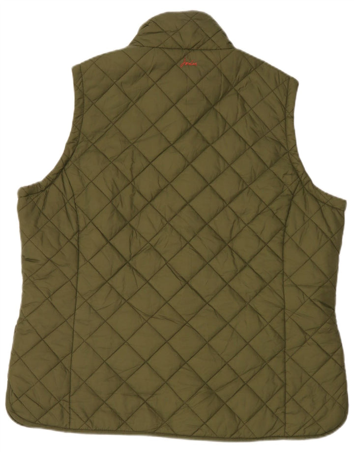 Joules Damen Steppweste UK 18 XL Khaki Polyester