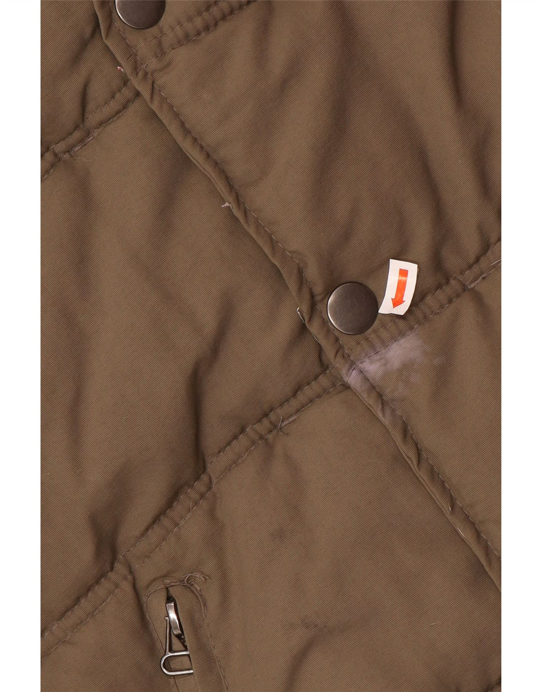 Superdry Damen Wattierte Jacke UK 14 Medium Beige Nylon