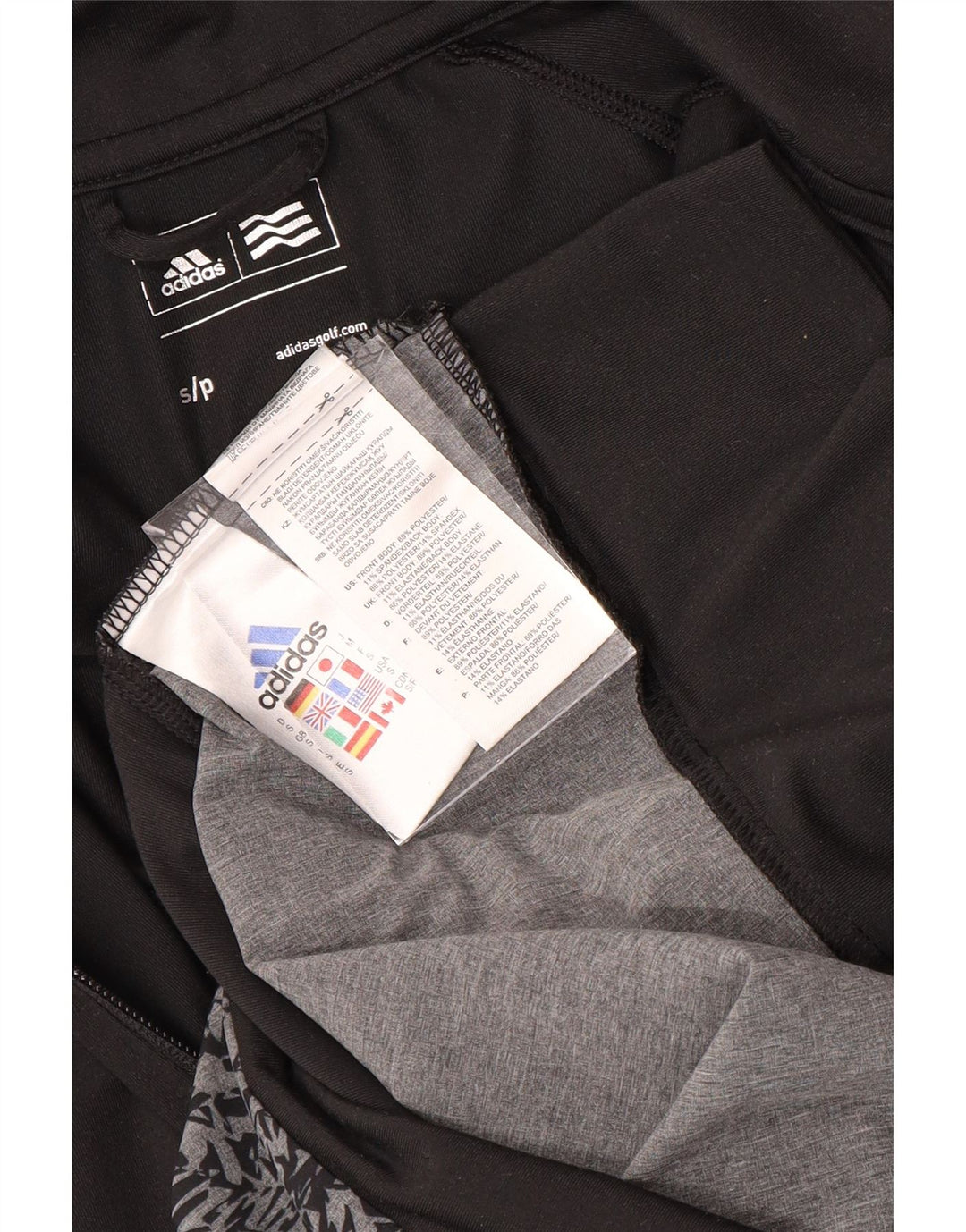 ADIDAS Damen-Trainingsanzug, Top-Jacke, UK 10, Größe S, Schwarz, Colourblock-Polyester