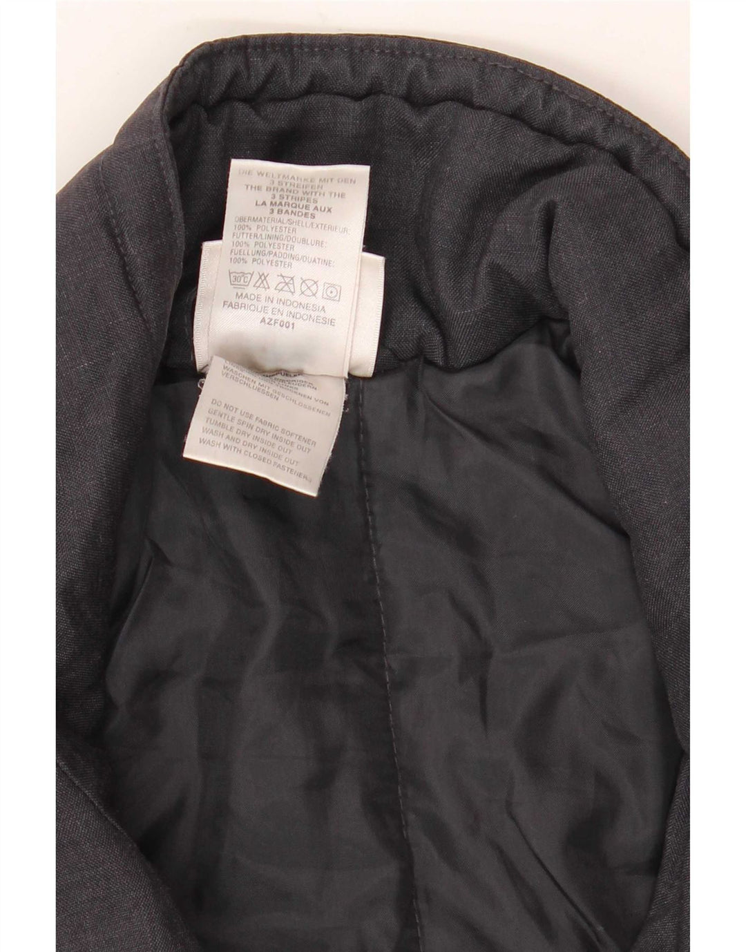 Adidas Herren Utility Jacke UK 44/46 Large Schwarz Polyester