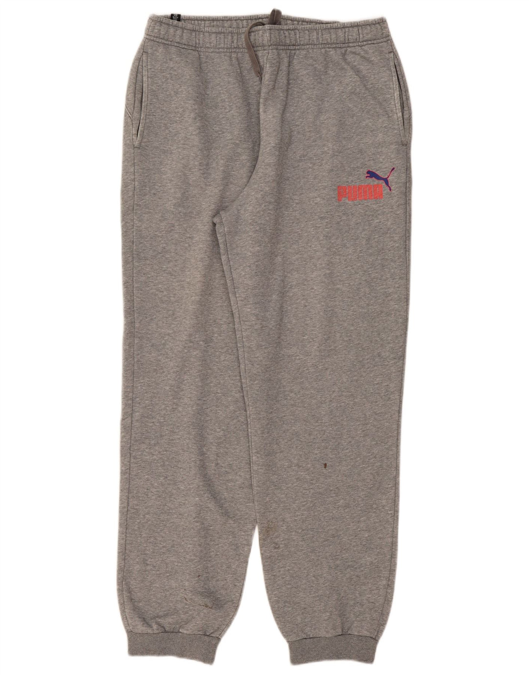 Puma Herren-Trainingshose, Jogginghose, XL, grau gefleckte Baumwolle