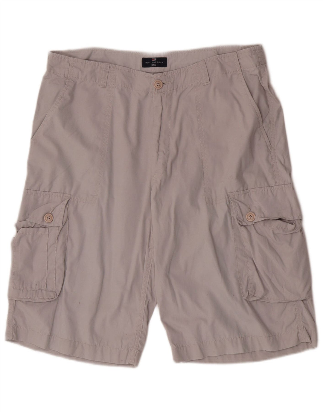 Marks & Spencer Herren Blue Harbour Cargoshorts W36 Große graue Baumwolle