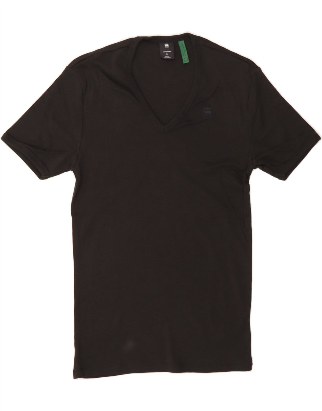 G-STAR Mens Tall T-Shirt Top Small Black Cotton Vintage G-Star and Second-Hand G-Star from Messina Hembry 