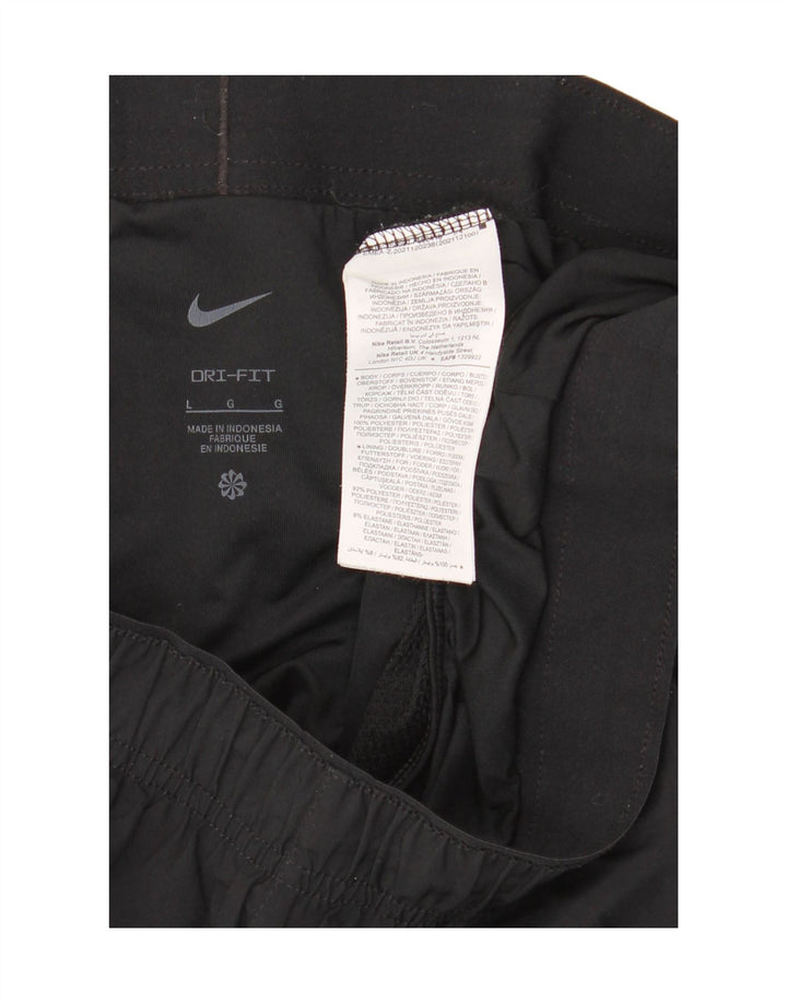Nike Herren Dri Fit Sportshorts, groß, aus schwarzem Polyester