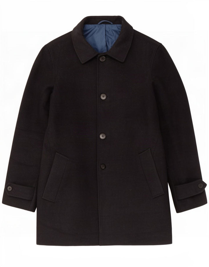 Marks & Spencer Herrenmantel UK 38 Mittelmarineblaues Polyester