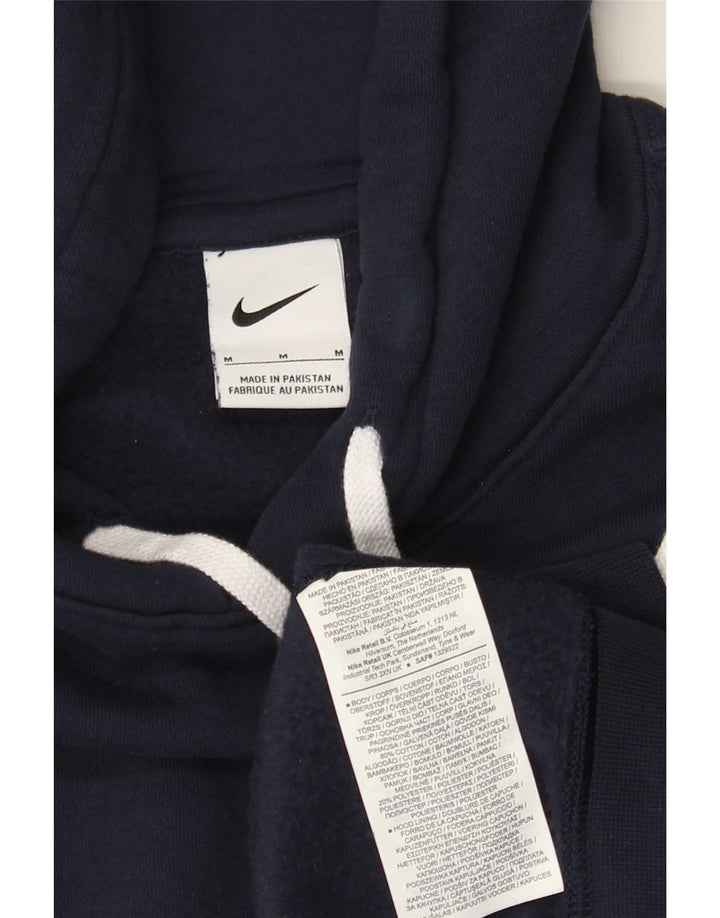 Nike Herren-Hoodie-Pullover aus Baumwolle in mittlerem Marineblau