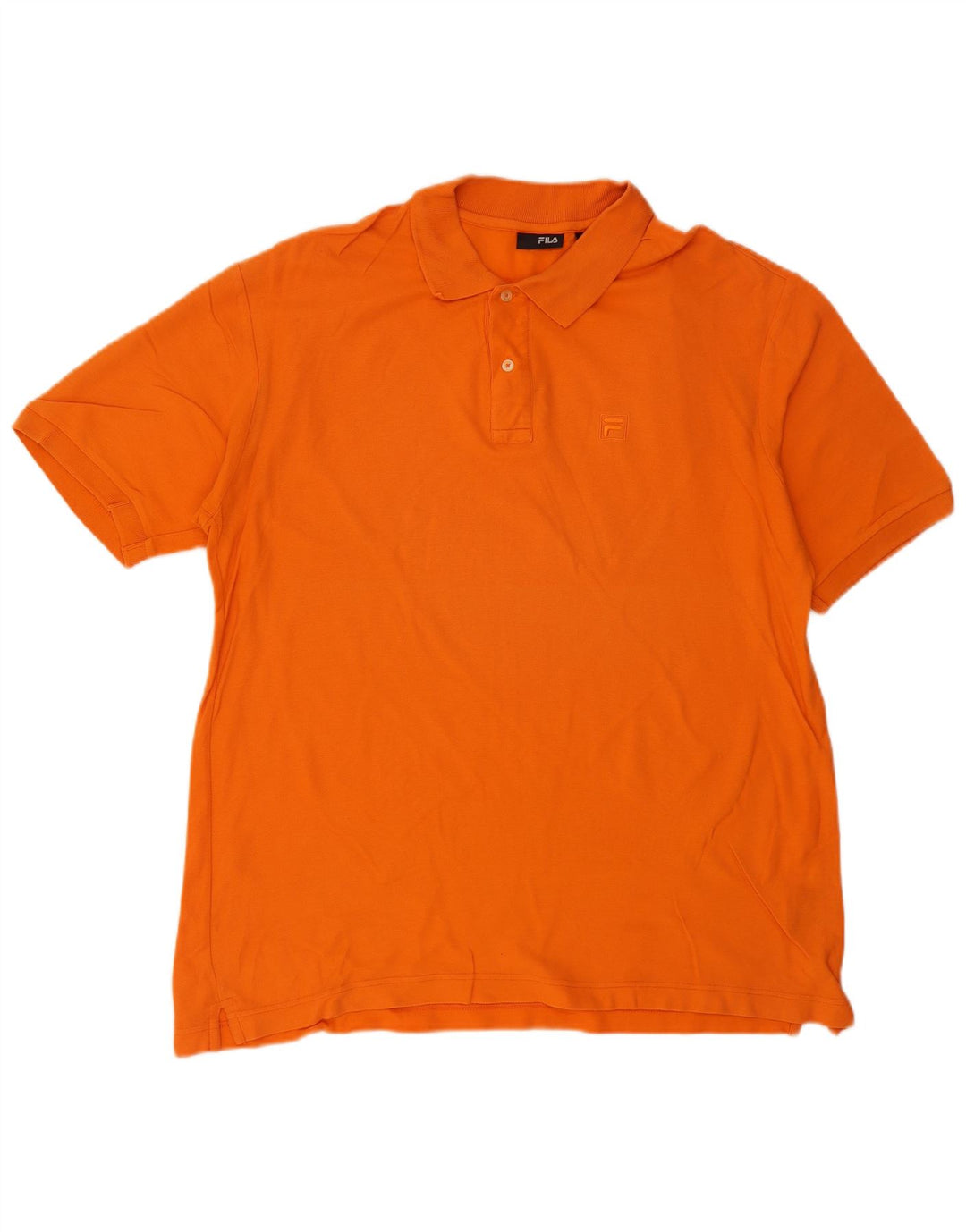 FILA Herren Poloshirt XL Orange Baumwolle