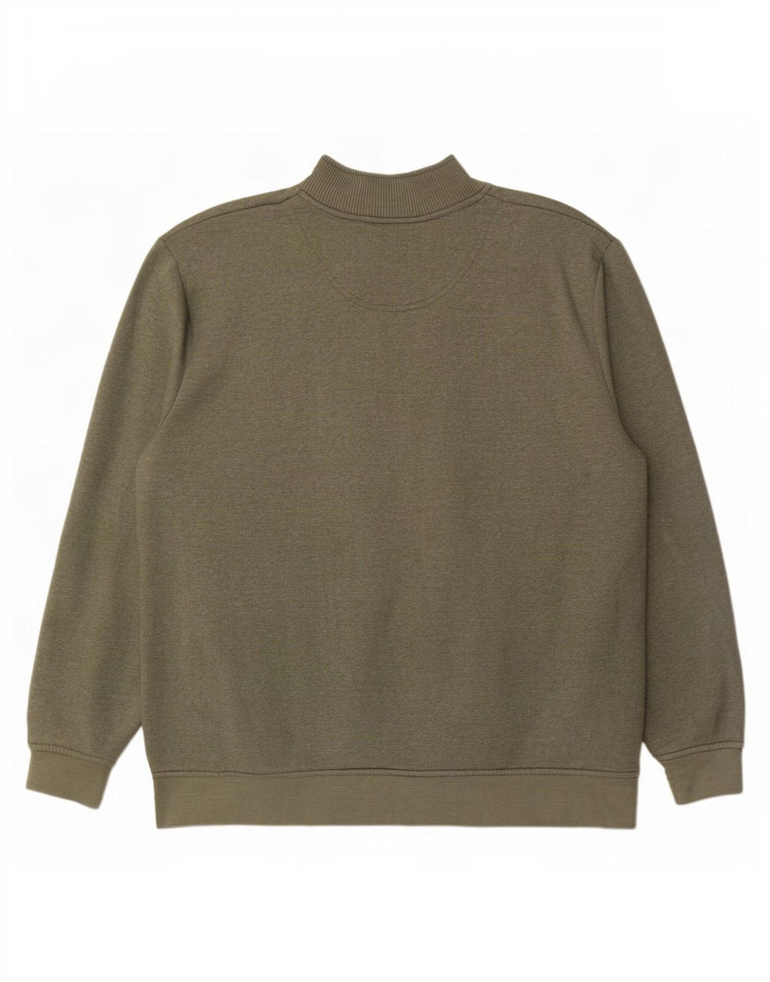 Orvis Herren-Sweatshirt mit Reißverschluss, XL, Khaki, Baumwolle