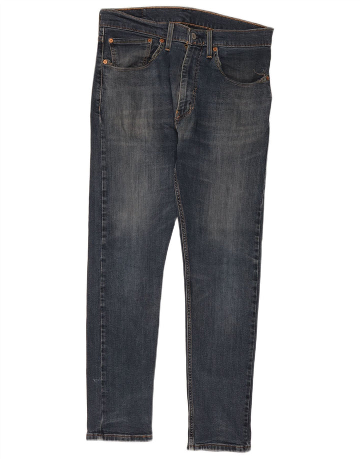 Levi's Herren 512 Slim Tapered Jeans W34 L30 Marineblau