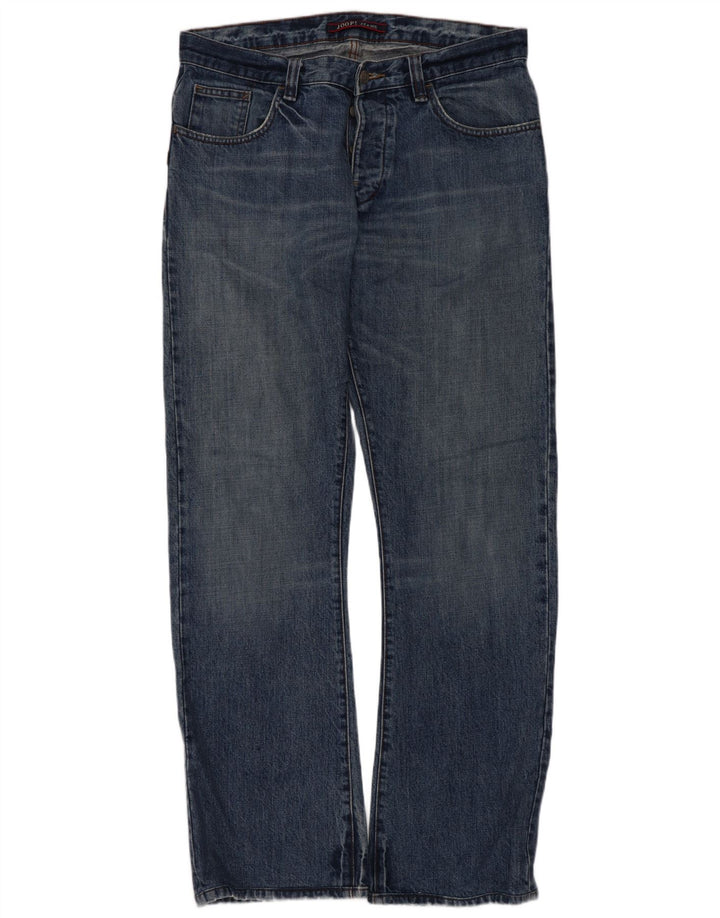 Joop Herren Bootcut Jeans W33 L34 Blaue Baumwolle