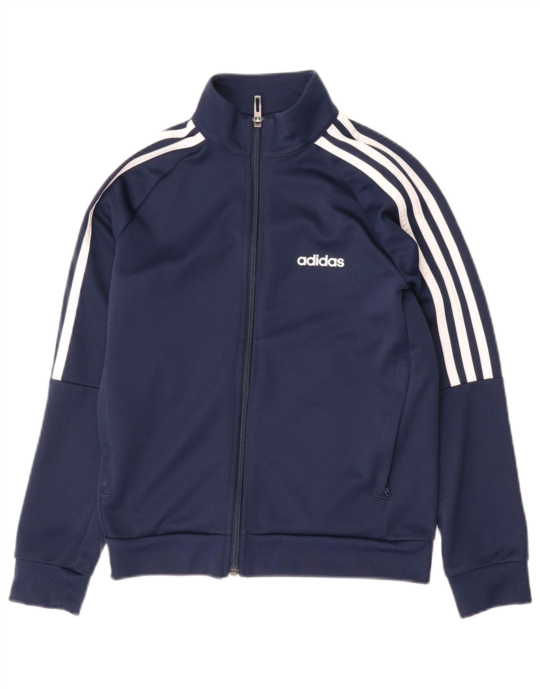 ADIDAS Aeroready-Trainingsanzugoberteil für Jungen, 9–10 Jahre, marineblaues Polyester