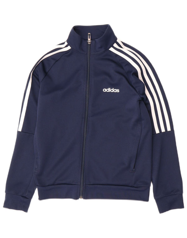 ADIDAS Aeroready-Trainingsanzugoberteil für Jungen, 9–10 Jahre, marineblaues Polyester